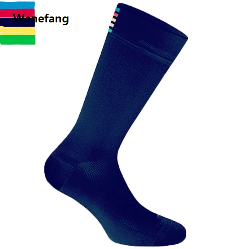 Wenefang New Cycling Socks Quality Professional Brand High Socks Sport 2022 Socks Breathable Road Bicycle Socks S13