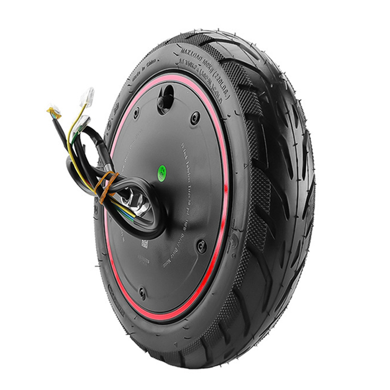 OUMERY 36V 350W Electric Scooter Engine Front Wheel Motor Assembly for 4 Pro KickScooter 10 Inch Vacuum Tyre Parts