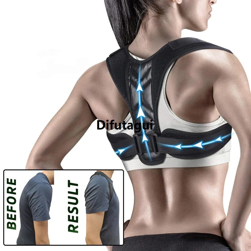 Difutagui New goods tideNew style Straight waist belt shoulder straight man male and female sitting High Quality posture correction hunchback orthosis into back posture corrector belt orthosis back