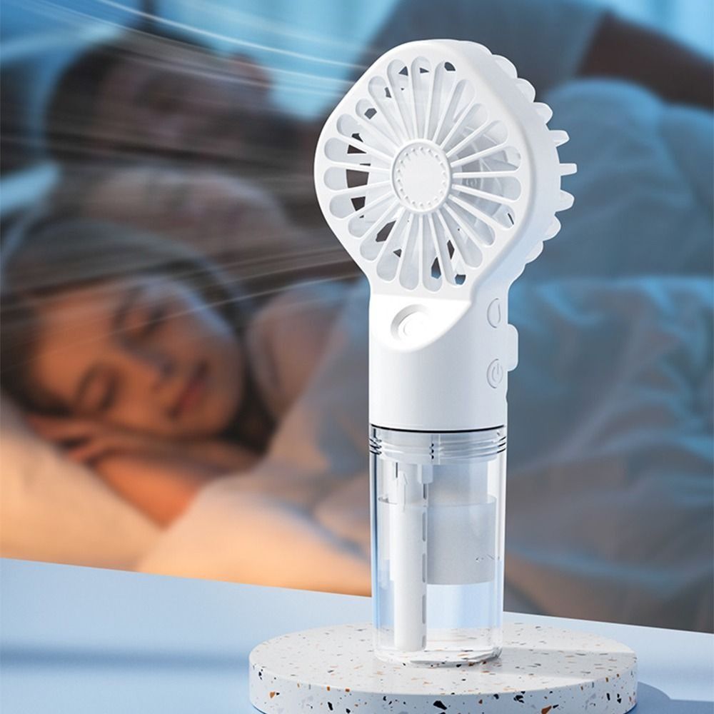 Gift Portable Cooling Spray Fan Durable Colorful Mini Cooling Fans Lightweight Rechargeable Small Personal Cooling Fans Office