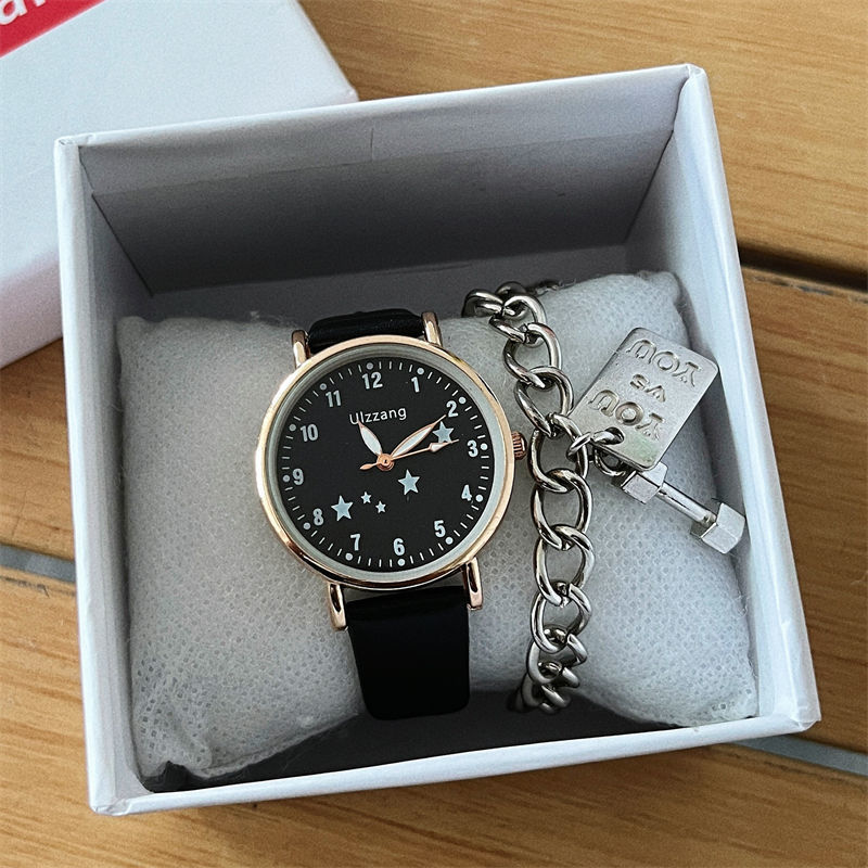 【New arrivals】Starry Sky Watch for Boys and Girls in Style Korean Version Niche Fashion High-Value Trend for Middle School Students