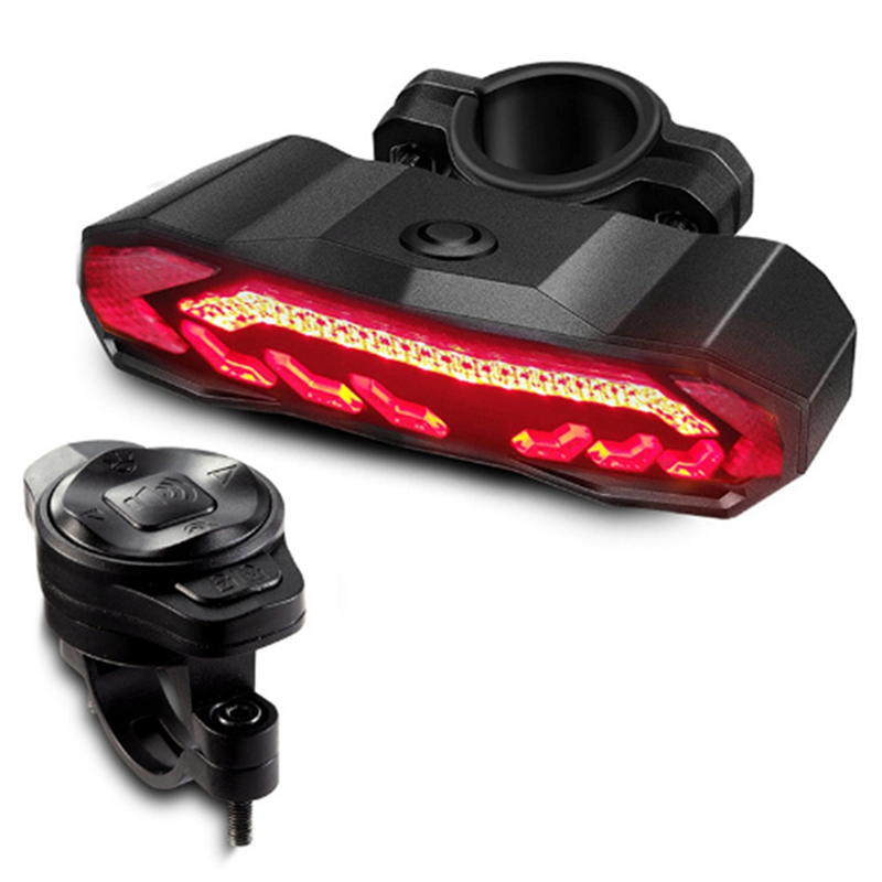 Anti Theft Bike Taillight Alarm LED Waterproof Tail Light