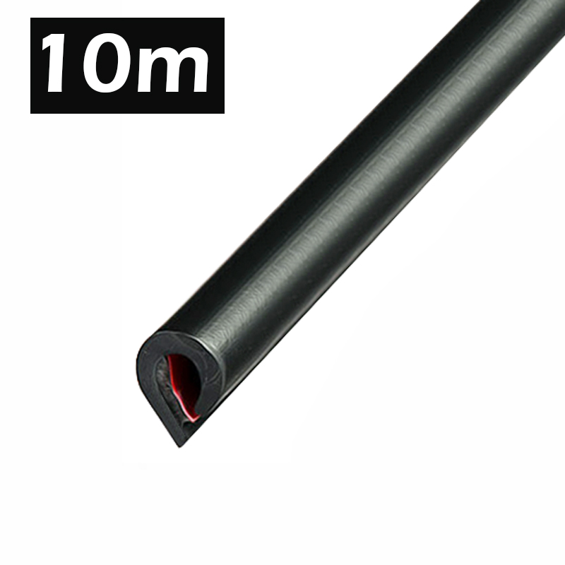 NEW 【Special offer】5M/10M Rubber Car Door Trunk Lip Edge Seal Protectors Seal Strip Push-on Waterproof Anti-Noise Moulding Trim Strips Auto Styling