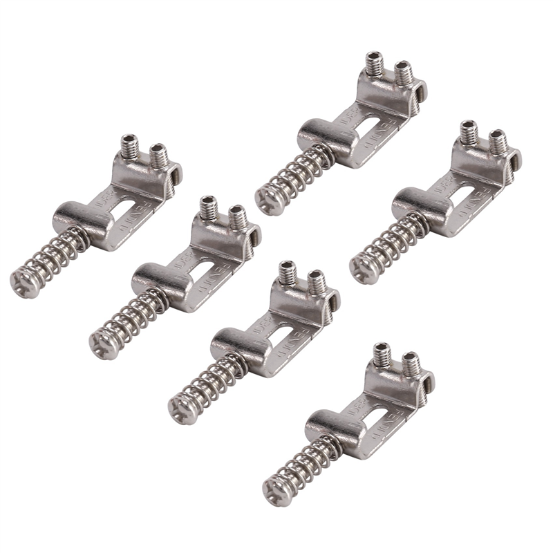 FORIDE 4X Guitar Bridge Saddles Roller Tremolo for Strat Tele Electric Guitar Accessories Silver