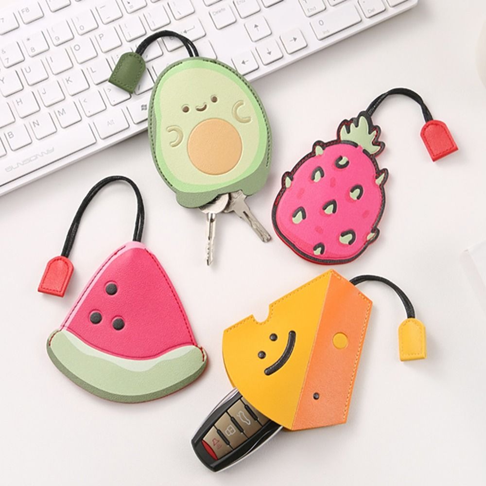 NEW PU Leather Key Bag Large Capacity Universal Pull-out Key Bag Multi-function Car Key Case Motorcycle