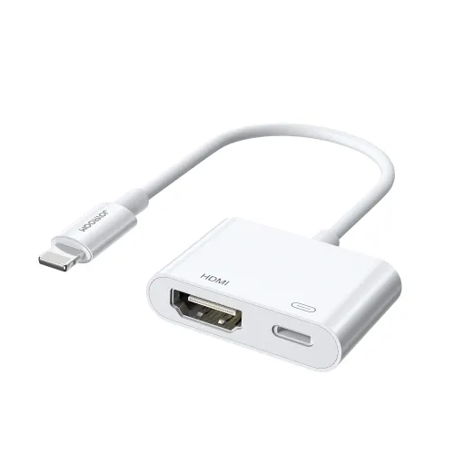 JOYROOM S-H141 1080P 8 Pin to HDMI Converter Adapter(White)