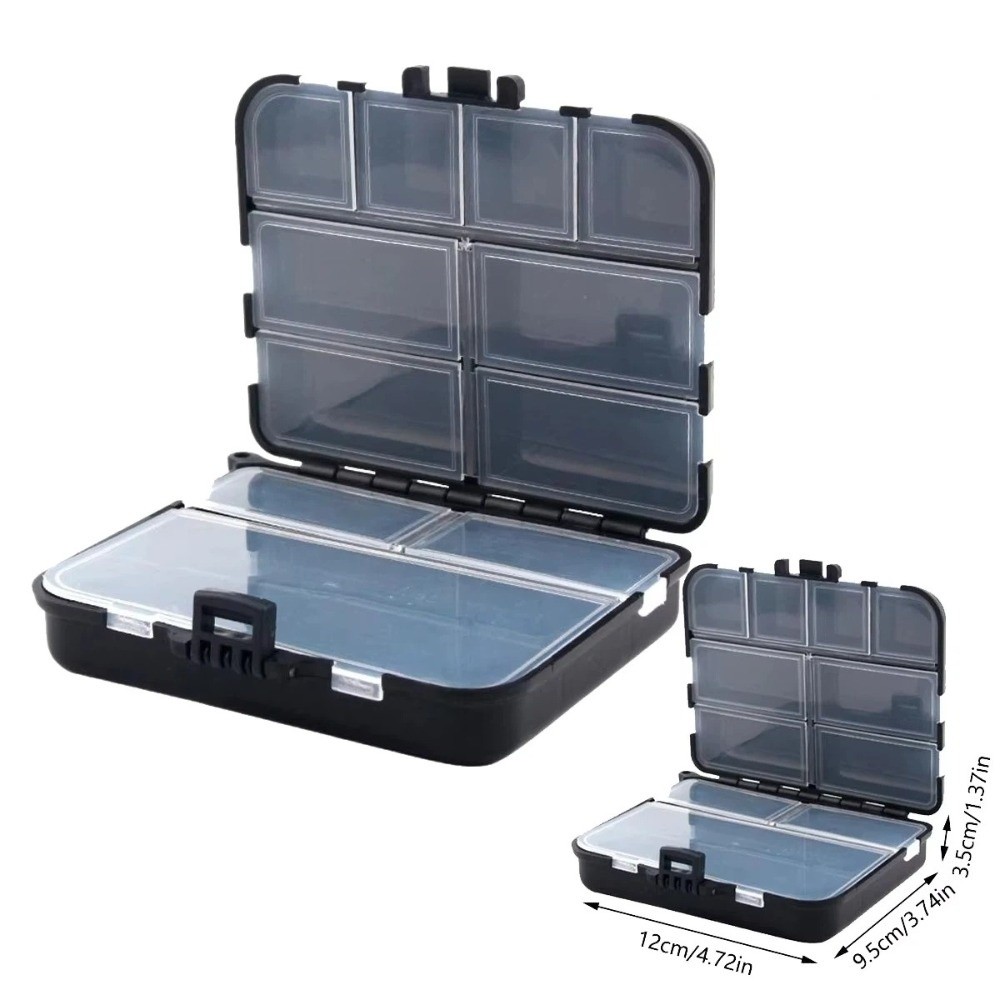 Durable Double Sided Design Fishing Gear Box Fishing Parts Storage Fish Hook Storage Bait Box Carp Accessories Storage Box Carp Fishing