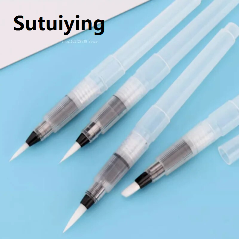 Sutuiying multi cleaning pen Clay Multifunctional Pen Tap Water Storage Pen Seam Smoothing Scratches Coloring Tool DIY Pottery Cleaning Painting ToolTool Sets