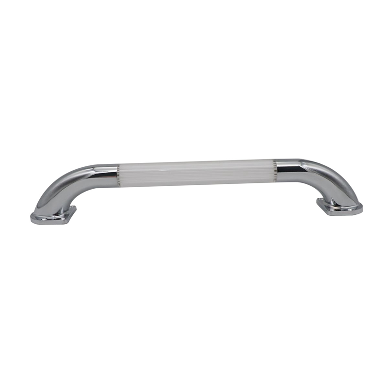 18Inch Marine Handrail with LED Blue-Ray Controllable Switch Illuminated Grab Handle for Caravan Car Boat RV Replacement Parts