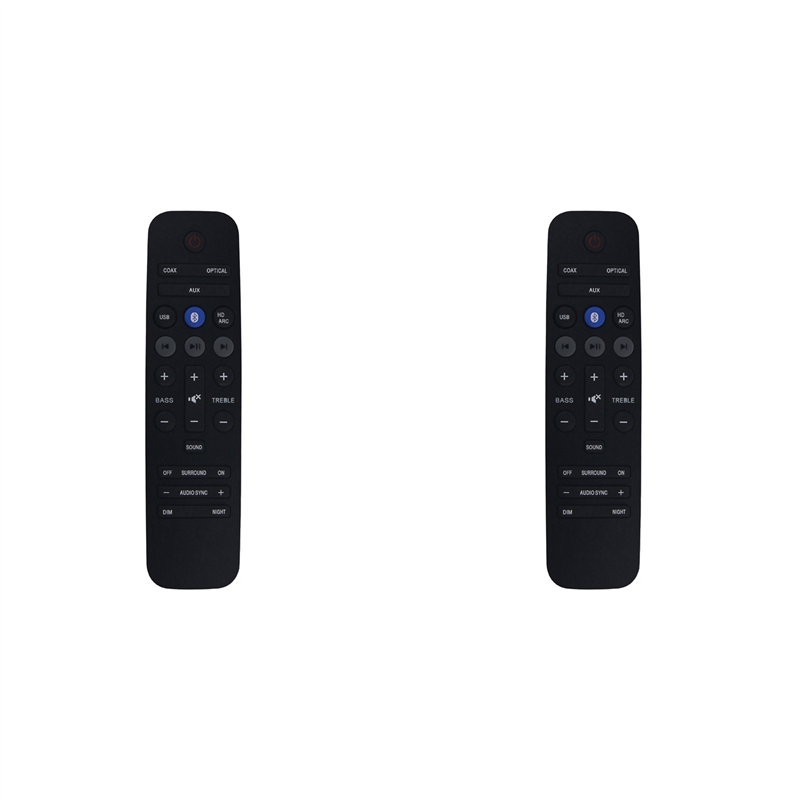 FORIDE 2X Remote Control Replacement for Home Theatre Soundbar A1037 26BA 004 HTL3140B HTL3140 Htl3110B Htl3110