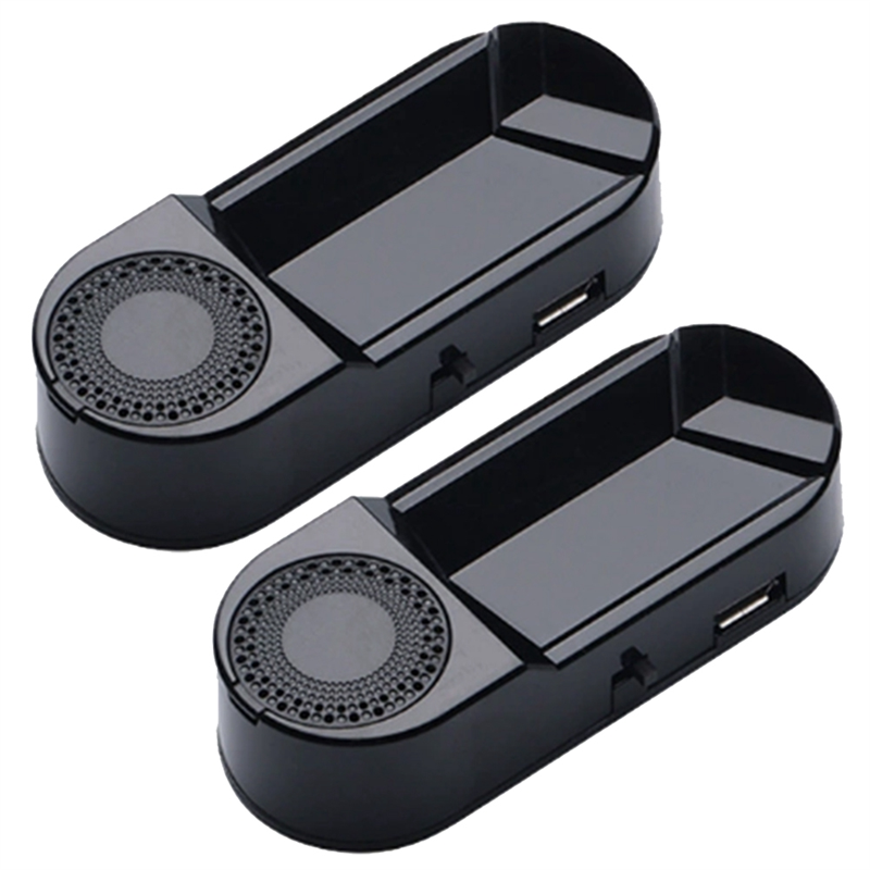 2Pcs Solar Car Fake Security Light with Air Freshener
