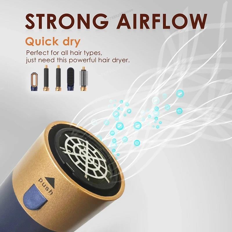 New style Hot Comb Set Professional 2025 New 5-in-1 Hair Dryer Curler Hair Straightener Styling Tool For Dyson Airwrap Hair Dryer Ho