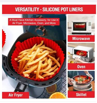 Silicone Tray For Air Fryer Round