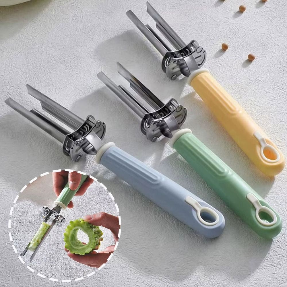 High Quality Stainless Steel Fruit Vegetable Corer Adjustable Multifunctional Fruit Remover Quick Core Removal Easy to Use Vegetable Deseeder Family Dinners