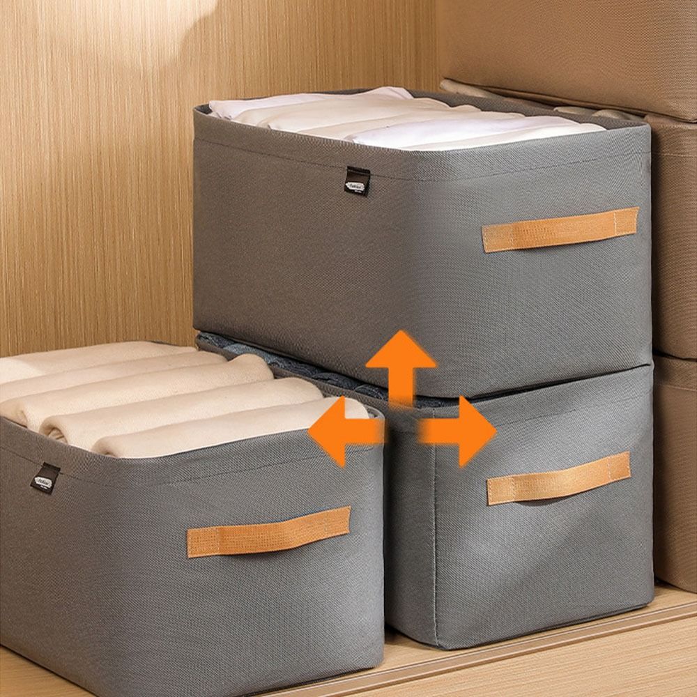 New Nonwoven Fabric Underwear Bra Storage Box Multifunction Large Capacity House Clothes Storage Containers Foldable Separation T-Shirt Sweater Storage Cabinet