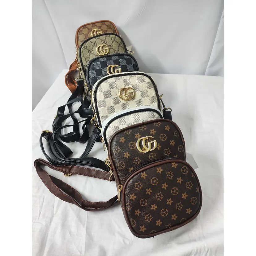 Unisex Crossbody Bag With Two Compartments