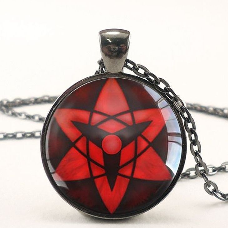 Necklace of Naruto Anime Sharingan Design