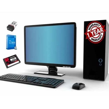 Best Editing and Gaming Desktop Pc With Intel Core i5 6th Gen Processor,8GB DDR4 RAM,256 SSD,19” LED Monitor