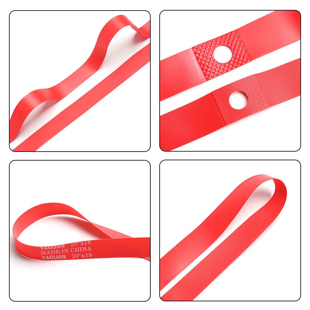 2Pcs New Red Top Anti Puncture Tape Pad Bike Inner Tube Bicycle Tire Liner