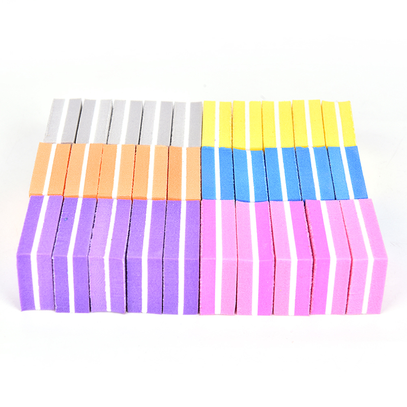 20pcs Square Nail Sanding Sponge Buffers File Grinding Polishing Manicure Tools
