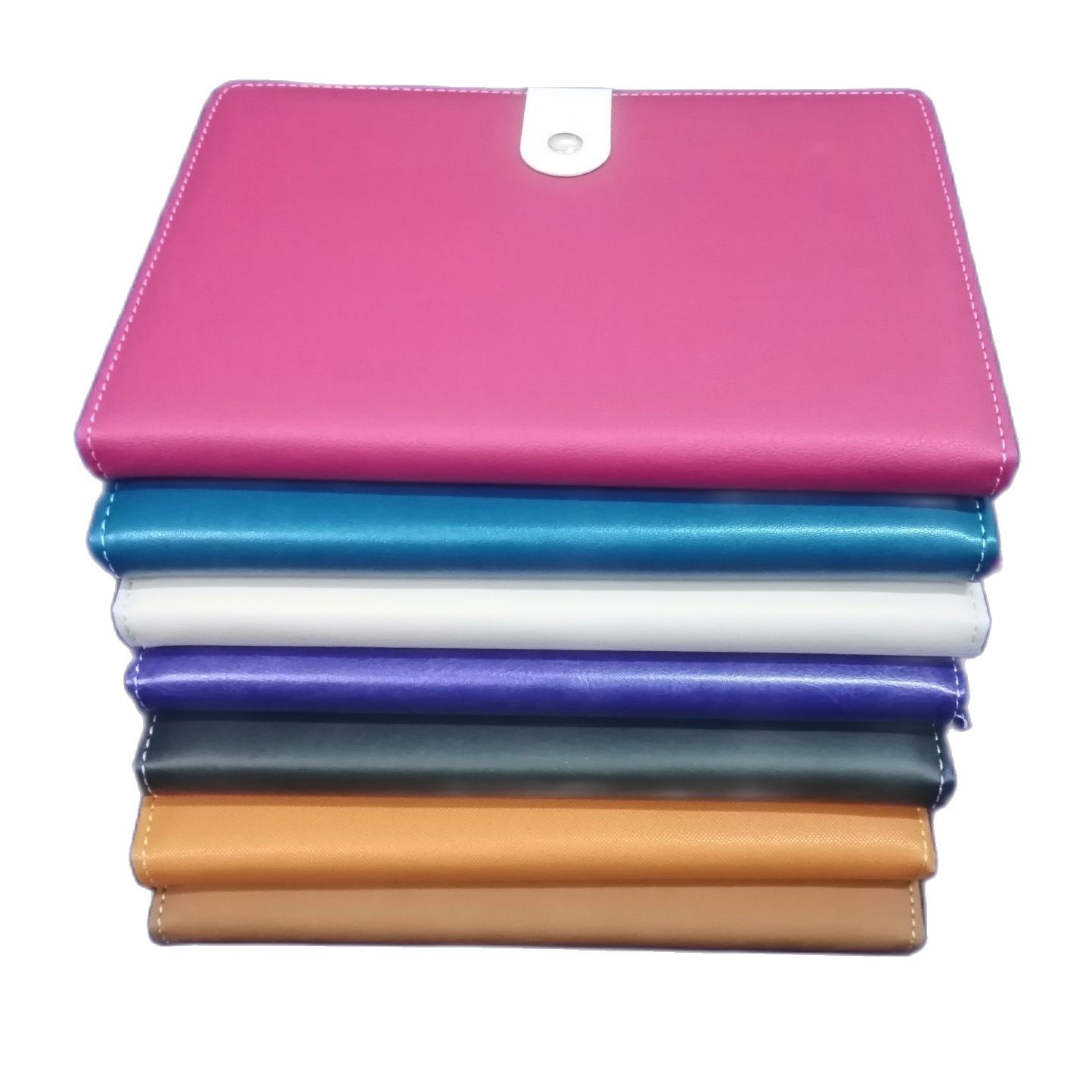 A5 Button Diary, Lined Notebook