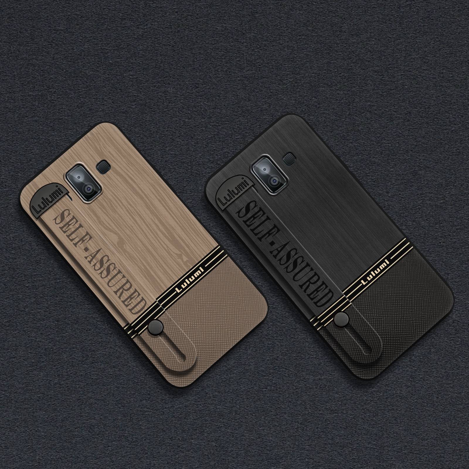 Masculine Protective Phone Case For Samsung Galaxy J7 DUO/SM-J720F Silicone Personality Kickstand Nature Durable Simple