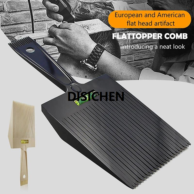 DISICHEN Men Flat Top Guide Comb Haircut Clipper Comb Barber Shop Hairstyle Salon Hair Cutting Tools Hairdresser Supplies Accessories New style
