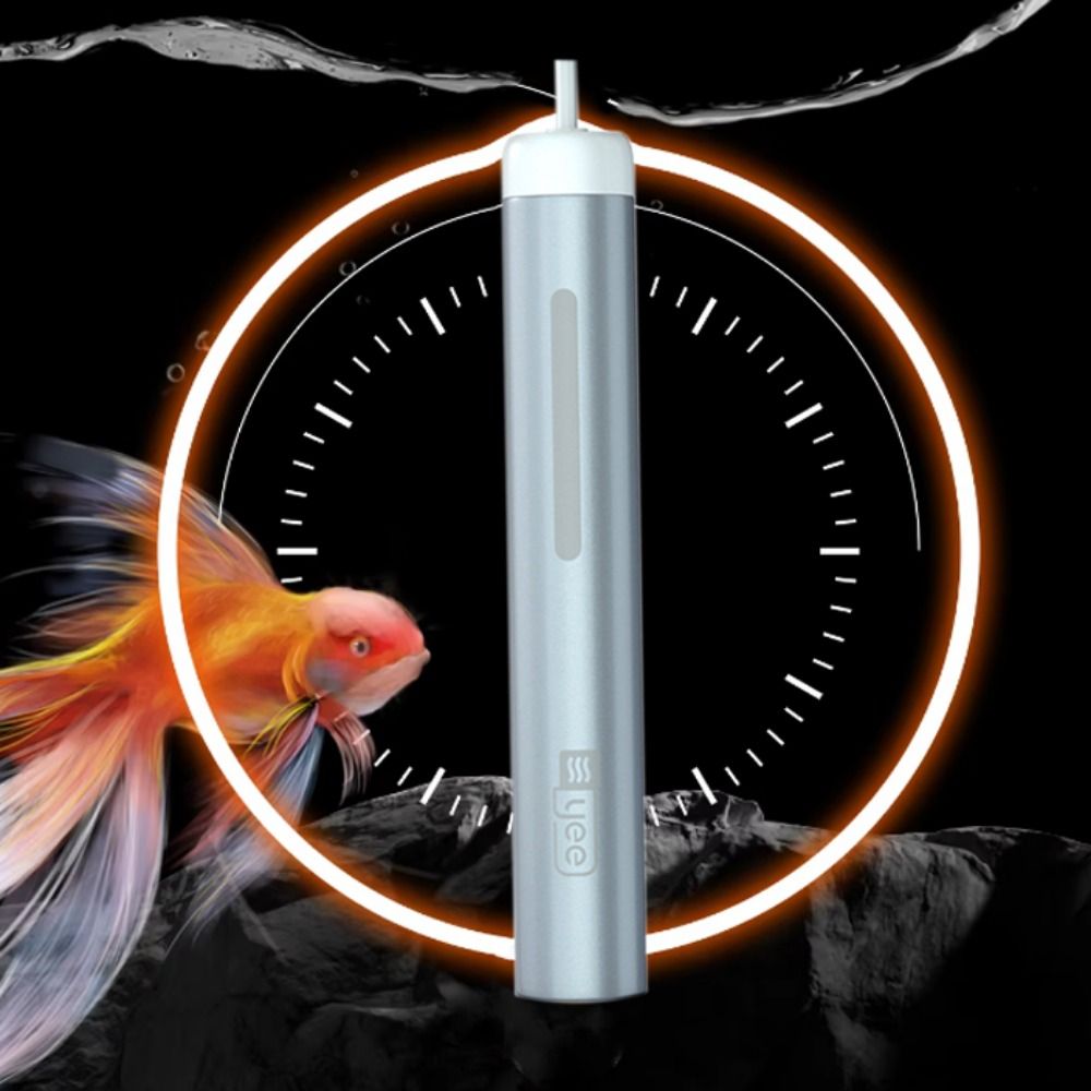 Portable 25/50/75W Aquarium Submersible Heater Adjustable Digital Display Water Heating Rod 26-34°C Mini Turtle Heating Rod for Turtle