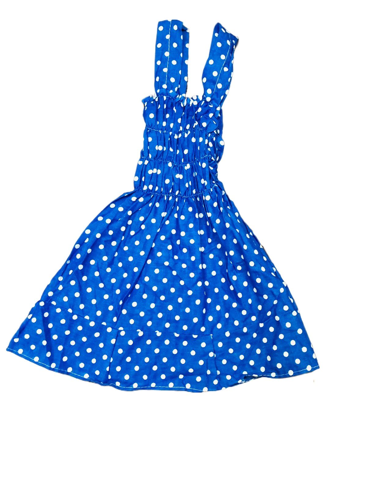 Girls Printed Knee Length Casual Sleeveless Dress For Summer ( Sizes For 6 -12 Month Kid )