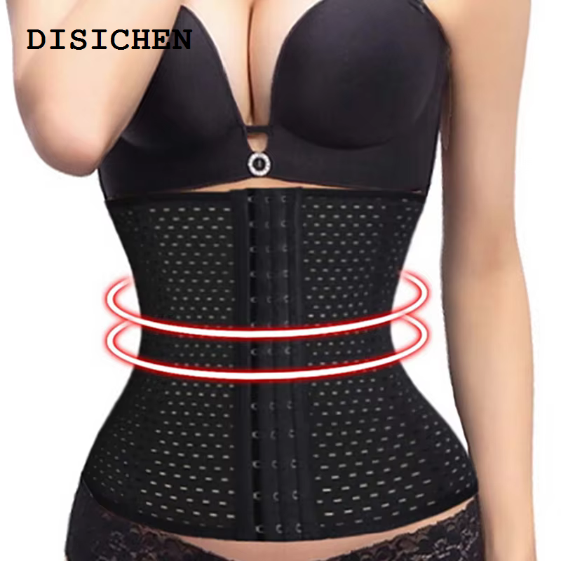 DISICHEN Original Women Slimming Belt Waist Trainer Tummy Control Body Shaper Corset Abdomen Belly Trimmer Fitness Compression Shapewear Girdles