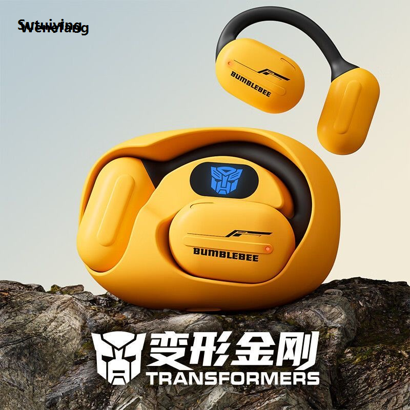 Wenefang Sutuiying TRANSFORMERS TF-T20 Sport Bumblebee Earphones Bluetooth 5.4 Noise 2025 New Profesional Reduction Headphones Fashion Music Gaming Earbuds Low Latency
