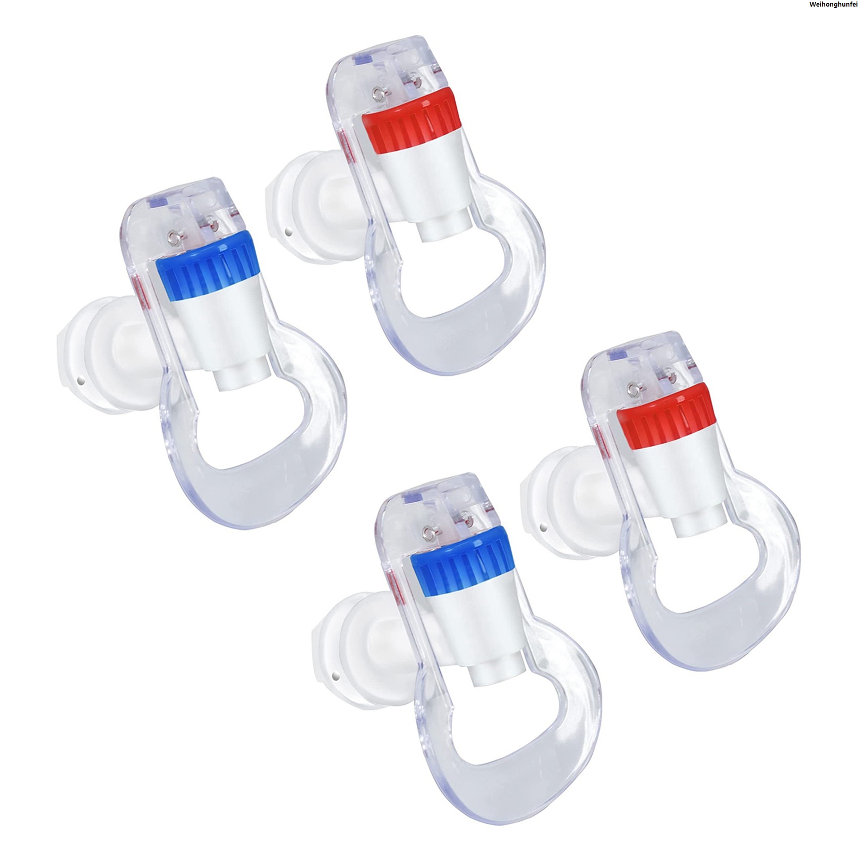 Weihonghunfei2025 New 2X Water Dispenser Replacement Push Faucet - Cold and Hot Water Spigot Blue and Red Pack