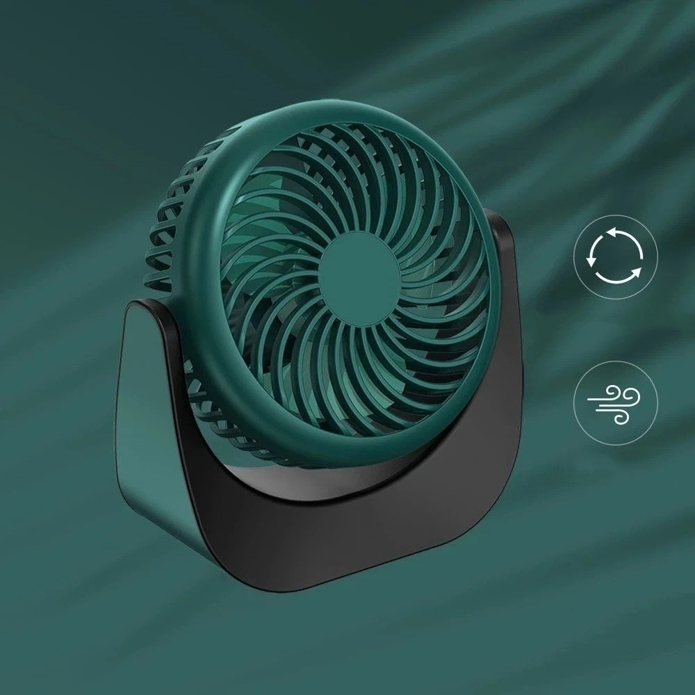 Powerful 3 Gear Wind Mini Portable Desk Fan Energy-Saving Air Turbo Tech Handheld Turbo Fan Mini Ultra-quiet Rechargeable Fan Camping