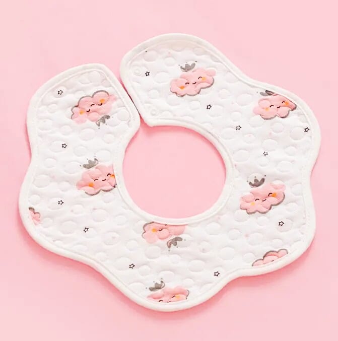 3 Piece Baby Cotton Round Bibs