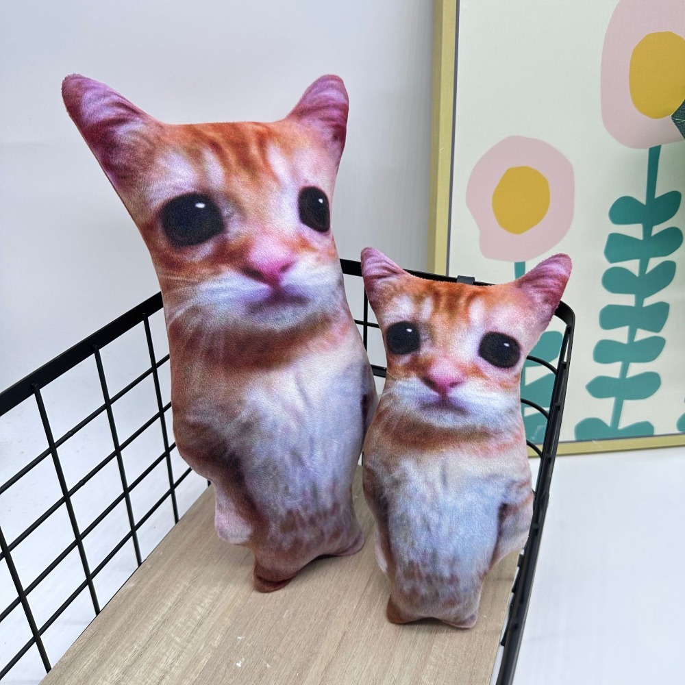 Cute 22cm El Gato Cat Plush Simulated Soft Stuffed Cat Home Decor PP Cotton Big Eyes Kawaii Kids Toys Birthday Gifts for Children