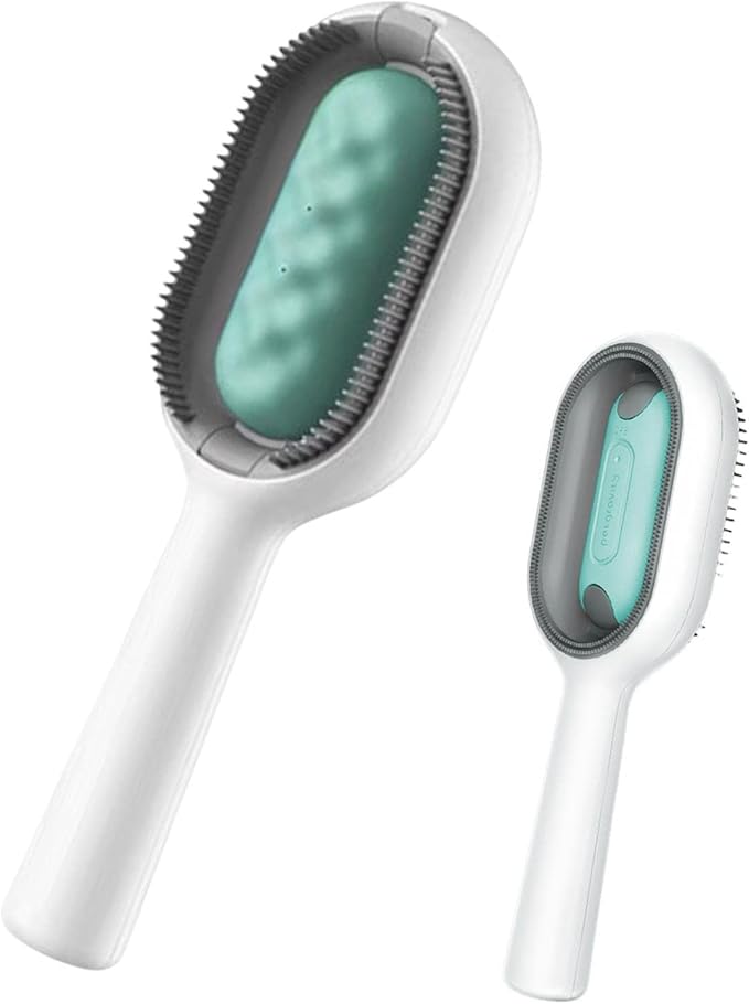 New Cat Hair Brush, Pet Grooming Brush for Cats and Dogs, Pet Hair Slicker Brush, Easily Removes Floating Hair, Loose Fur, Mats & Tangles