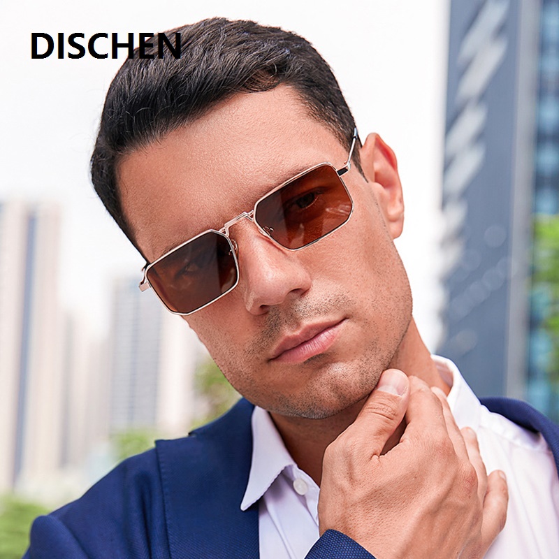 DISCHEN 2025 New ZENOTTIC Retro Square Polarized Sunglasses Women Men Acetate Sunnies Small 90s Style Vintage Shades Sun Glasses