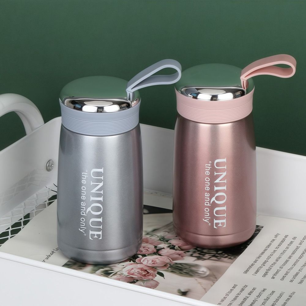 Portable Leak-proof Mini Thermos Cup Stainless Steel Small Capacity Vacuum Cup Pocket Design 257ml Water Bottle Travel Outdoor