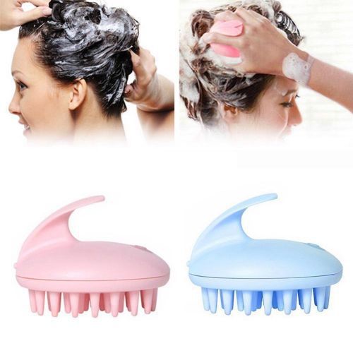 Soft Silicone Head Scalp Massager Brush