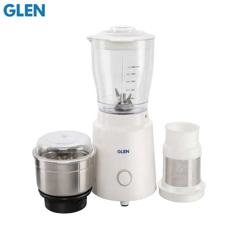 Glen Electric Mini Blender Grinder, 0.5 Liters Blender Jar Fruit Filter, Ss Grinder Jar 350W