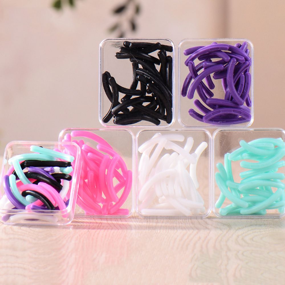 Women's Fashion Rubber Soft Universal High Elastic Eyelash Curler Refills Pads Curler Replacement Pads Eye Makeup Tools Eyelash Clip Silicone Pad