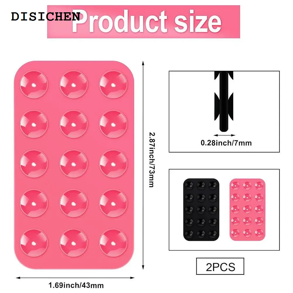 DISICHEN Fifty percent discount Silicone Suction Cup Phone Holders Multipurpose Double Sided Suction Cup Mat For Car Mobile Power Mobile Phones Wholesale