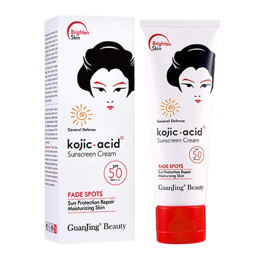 Kojic Acid Sunscreen Cream SPF 50 PA+++ Fade Spots 80g