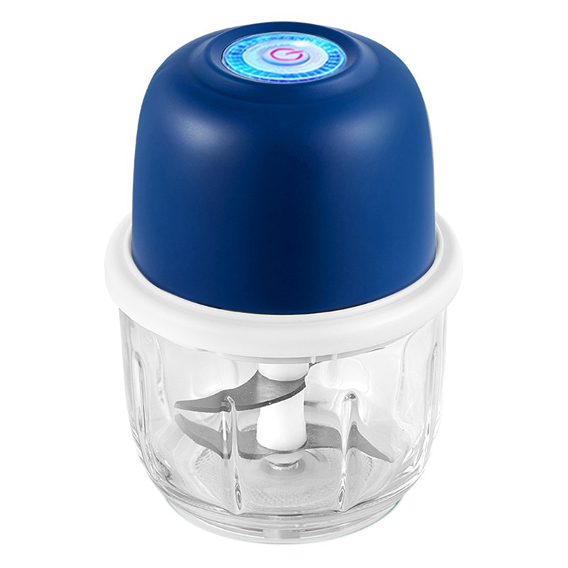 JAERBEE Garlic Chopper Portable Food Processor, Mini Food Chopper Onion Chopper, Cordless Meat Grinder with USB Charging