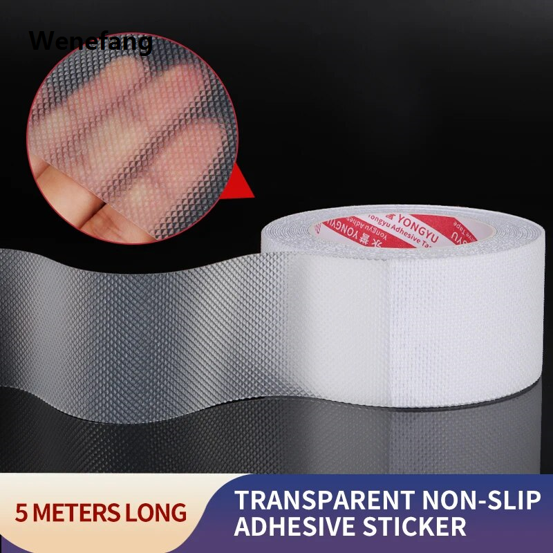 Wenefang Tape Strong Sticky Self Adhesive Anti Slip Tape Diamond Texture Waterproof Non-slip Tape Safety Non Skid Strong Friction Grip Tapes