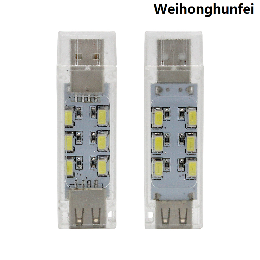 Difutagui Double-sided Portable Light Laptop White Lighting LEDlot/2pcs] 2025 802e9a44 [Mini Cold Table Book Reading Bulb