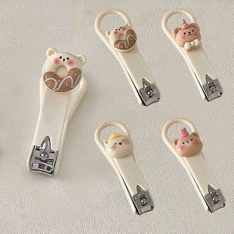 Baby Cute Cartoon Animal Bear Nails Cutter for Kid Girls Portable Nail Scissor Clippers Beauty Trimmer Care Accessories