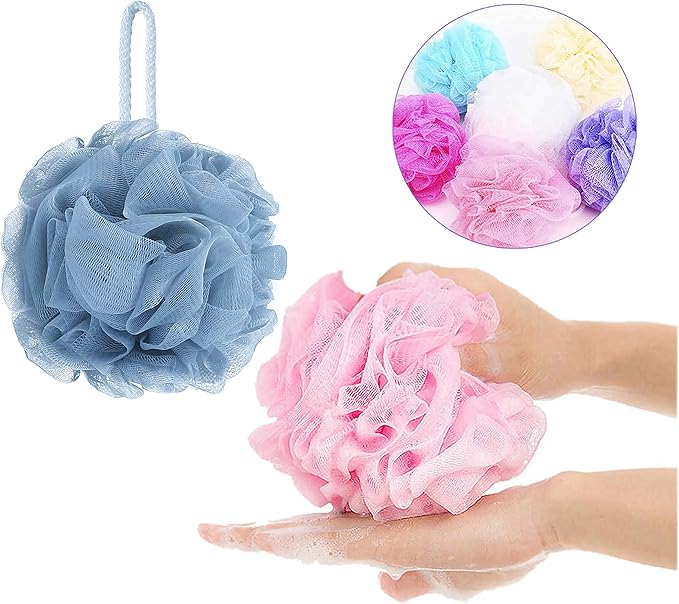 Exfoliating Braided Back Scrubber Mesh Sponge Loofah (1 Piece)