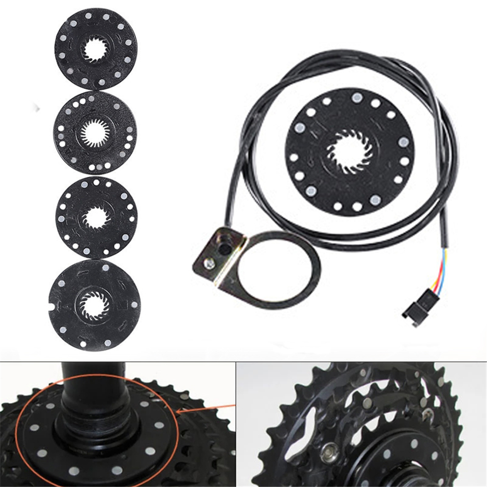 Steel Durable 5/8/12 Magnets Ebike Electric Bicycle Mountain Bike Speed Sensor Bike Modified Parts Assistant Sensors PAS System