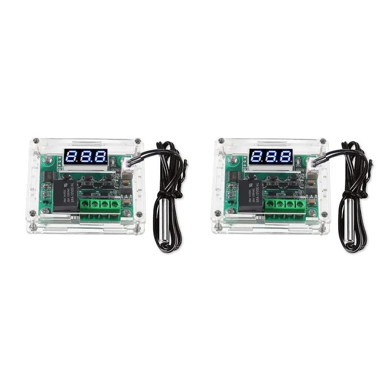(GGBR) W1209 DC 12V Digital Temperature Controller Board -50-110°C Electronic Temperature Temp Control Module Switch (3-Pack)